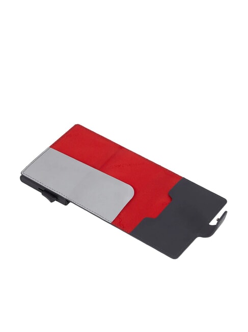 URBAN Port card de credit din metal și piele Gri - Portofele bărbați