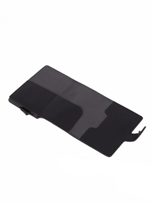 URBAN Port card de credit din metal și piele negru - Portofele bărbați