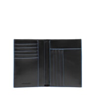 PIQUADRO BLUE SQUARE Portofel vertical din piele - Portofele bărbați