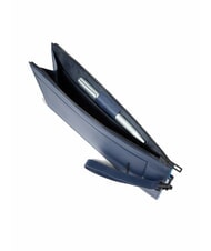 PIQUADRO ATLAS Husă din piele pentru iPad, pentru bărbați albastru - Husă pentru tabletă și organizator - 5