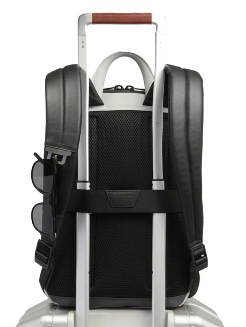 URBAN Rucsac pentru laptop de 14", din piele Gri - Rucsacuri pentru laptop