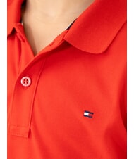 TOMMY HILFIGER TH KIDS Tricou polo cu m&acirc;necă lungă pentru copii purpuriu intens - Tricou copil - 3