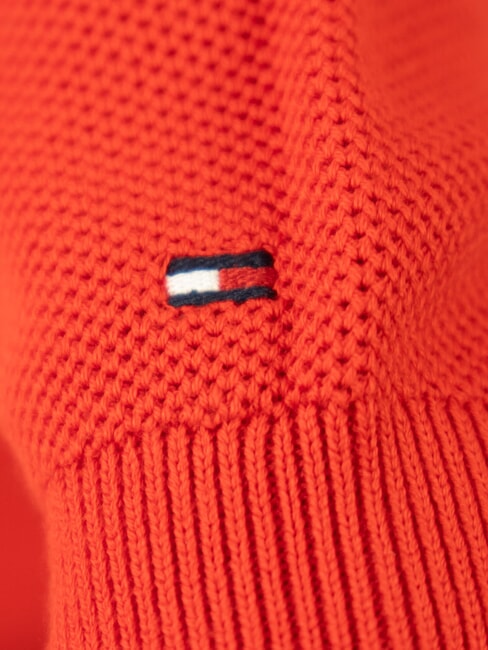 TH KIDS Pulover din bumbac cu guler rotund pentru copii purpuriu intens - Pulovere pentru copii