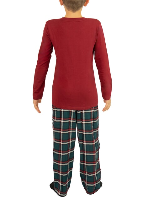 TH KIDS Pijamale, cămașă și pantaloni rg/ verde global dungă ck - Pijamale pentru copii