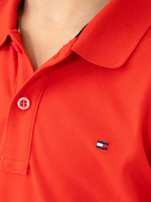 TH KIDS Tricou polo cu mânecă lungă pentru copii purpuriu intens - Tricou copil