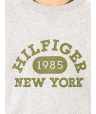 TOMMY HILFIGER TH KIDS Hanorac pentru copii cu imprimeu nou gri deschis heather - Hanorac pentru bebeluși - 3