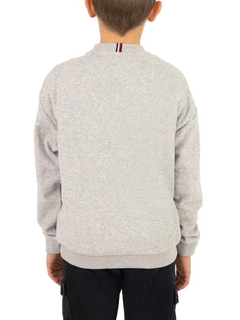 TH KIDS Hanorac pentru copii cu imprimeu nou gri deschis heather - Hanorac pentru bebeluși