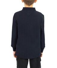 TOMMY HILFIGER TH KIDS Tricou polo cu mânecă lungă pentru copii cerul deșertului - Tricou copil - 2