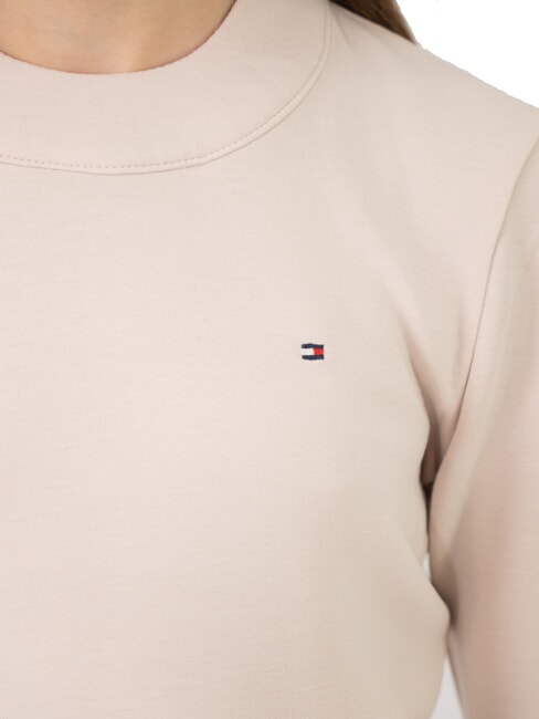 TH KIDS Rochie cu m&acirc;necă lungă pentru fete cremă de cașmir - Rochițe pentru fetițe