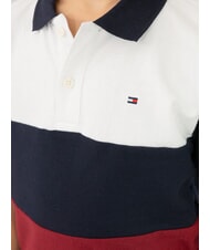 TOMMY HILFIGER TH KIDS Tricou polo cu m&acirc;necă scurtă pentru copii roșu / alb / albastru - Tricou copil - 3