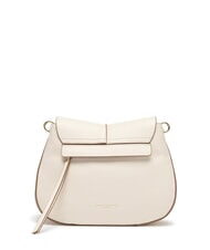 GIANNI CHIARINI HELENA ROUND Geantă din piele cu curea dublă de umăr MARMURA - Genți femei - 4