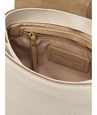 GIANNI CHIARINI HELENA ROUND Geantă din piele cu curea dublă de umăr MARMURA - Genți femei - 5