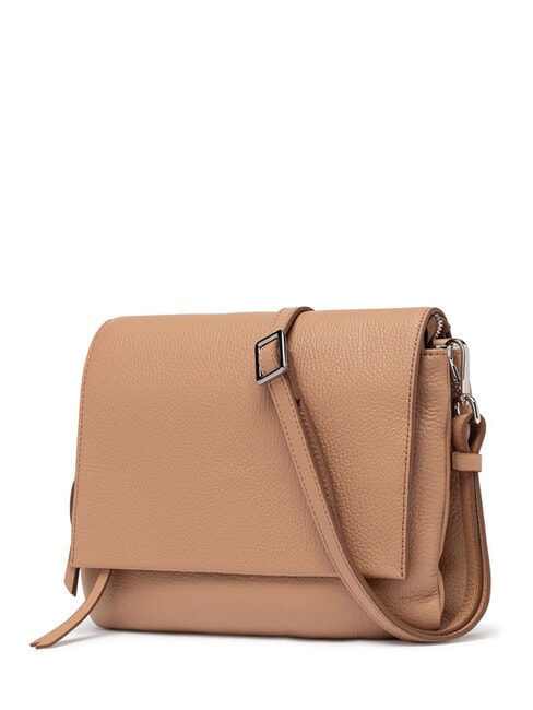 THREE Geanta de umar, din piele lut - Genți femei