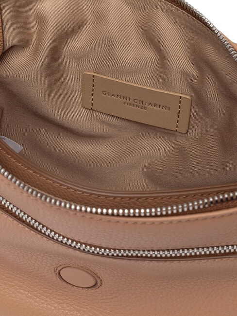 THREE Geanta de umar, din piele lut - Genți femei