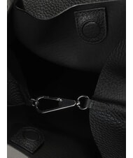 GIANNI CHIARINI DUA Geantă mare de umăr din piele negru - Genți femei - 4