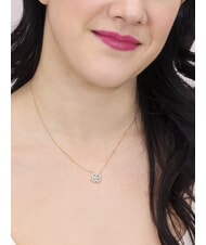 AMEN AMORE Colier cu trifoi cu patru foi și zirconiu - Lănțișoare