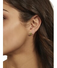 AMEN ICY DIAMONDS Cercei cu lobi pătrați și zirconiu - Cercei