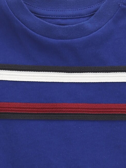 TH KIDS Tricou din bumbac călătorie navală - Tricou copil