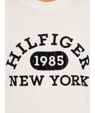 TOMMY HILFIGER TH Tricou cu m&acirc;necă scurtă, croială regulată alb antic - tricou - 3