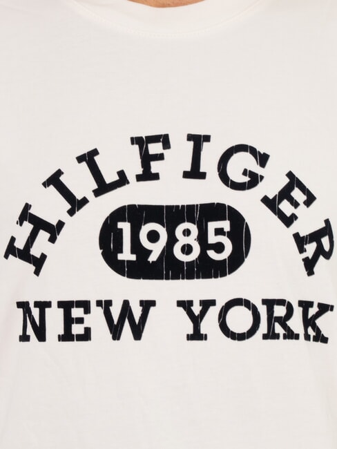 TH Tricou cu m&acirc;necă scurtă, croială regulată alb antic - tricou