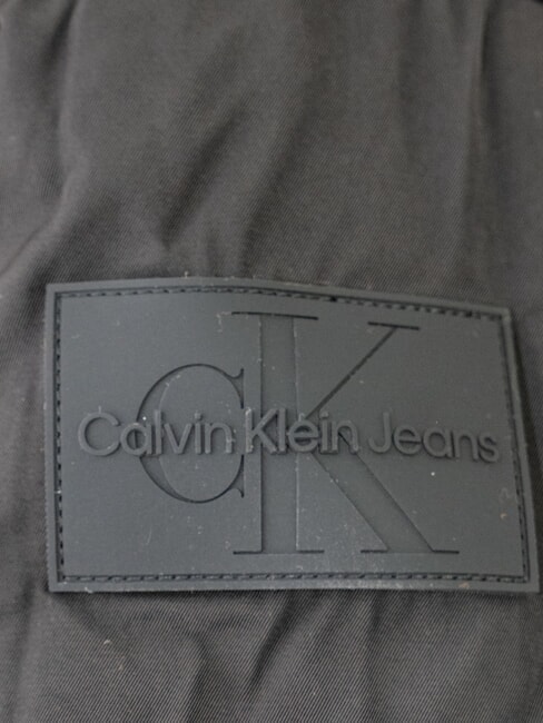 CK JEANS Jachetă bomber cu două fețe ck negru - Geci de bărbați