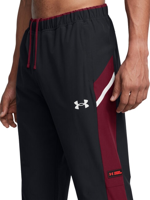 WOVEN Pantaloni sport negru - Costume sport pentru bărbați