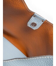 GIANNI CHIARINI AURORA L Geantă de mână, cu curea de umăr cer-caramel - Genți femei - 4