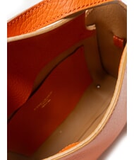 GIANNI CHIARINI PENELOPE Geanta de umar din piele cu curea de umar coral-natură - Genți femei - 4