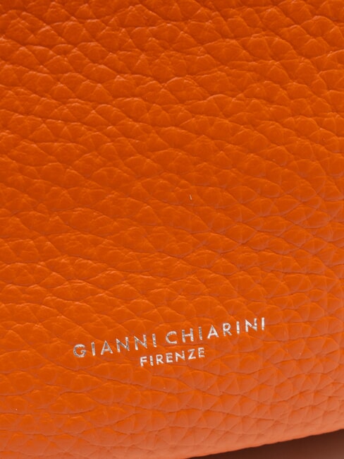 DORY Geantă de umăr din piele coral-natură - Genți femei