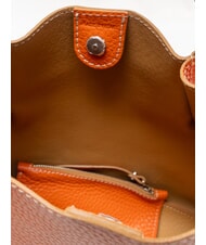 GIANNI CHIARINI DORY Geantă de umăr din piele coral-natură - Genți femei - 5