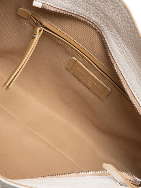 MINERVA Geanta de cumparaturi din piele nisip - Genți femei