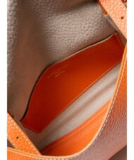 GIANNI CHIARINI NICOLE Geantă de umăr din piele coral - Genți femei - 5