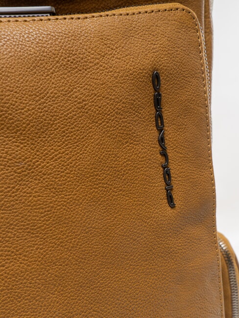 CAMPIONARIO - RONNIE Suport PC din piele Bora galben - Genți femei