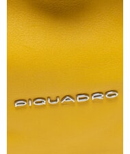 PIQUADRO CAMPIONARIO -  DAFNE  Un singur umăr din piele galben - Genți femei - 3