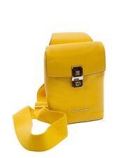 PIQUADRO CAMPIONARIO -  DAFNE  Un singur umăr din piele galben - Genți femei - 4