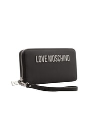 LOVE MOSCHINO LAMINATED BOLD LOVE Portofel mare cu mâner po00bx - Portofele femei - 3
