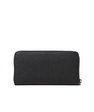 LOVE MOSCHINO LOVE EMBOSSED Portofel mare cu fermoar negru - Portofele femei - 3