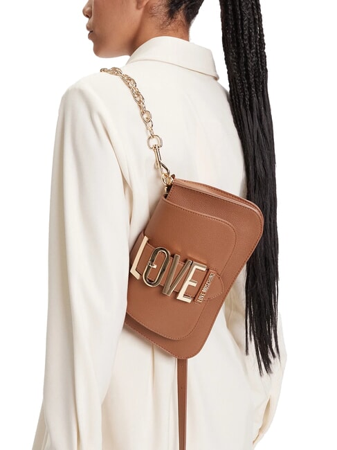 LOVEBUG Geanta de umar, cu bareta de umar cămilă - Genți femei