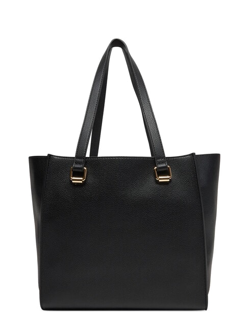 LOVEBUG Geantă de cumpărături de umăr cu buzunar negru - Genți femei