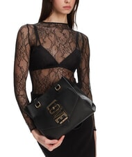 LOVE MOSCHINO LOVEBUG Geantă de cumpărături de umăr cu buzunar negru - Genți femei - 5