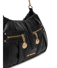 LOVE MOSCHINO BAGGY Geantă de umăr cu buzunare negru - Genți femei - 3