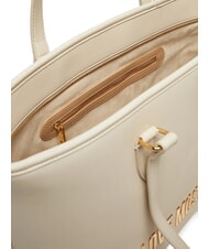 LOVE MOSCHINO BOLD LOVE Geanta de cumparaturi pe umar fildeş - Genți femei - 4