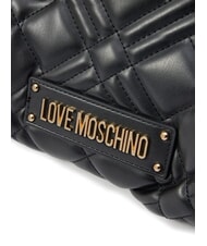 LOVE MOSCHINO QUILTED Geantă de mână cu curea de umăr negru - Genți femei - 3