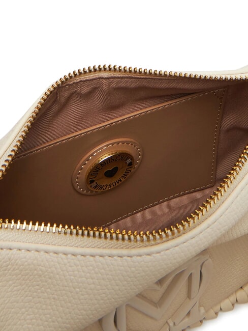 BRAIDED Geantă de umăr fildeş - Genți femei