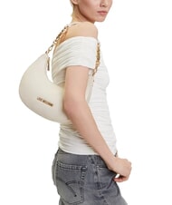 LOVE MOSCHINO JEWEL Geantă de umăr fildeş - Genți femei - 5