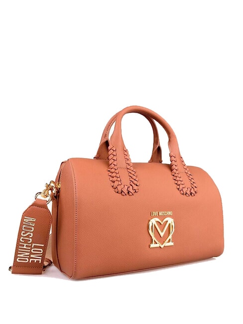 BRAIDED Geantă de umăr cu curea de umăr cămilă - Genți femei