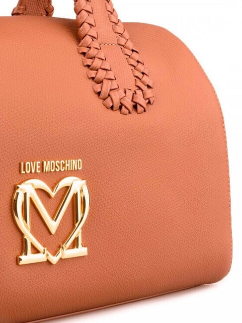 BRAIDED Geantă de umăr cu curea de umăr cămilă - Genți femei