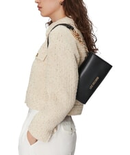 LOVE MOSCHINO JEWEL Geantă de umăr cu clapă negru - Genți femei - 5