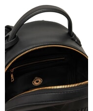 LOVE MOSCHINO LOVE EMBOSSED Rucsac cu logo cusut negru - Genți femei - 5