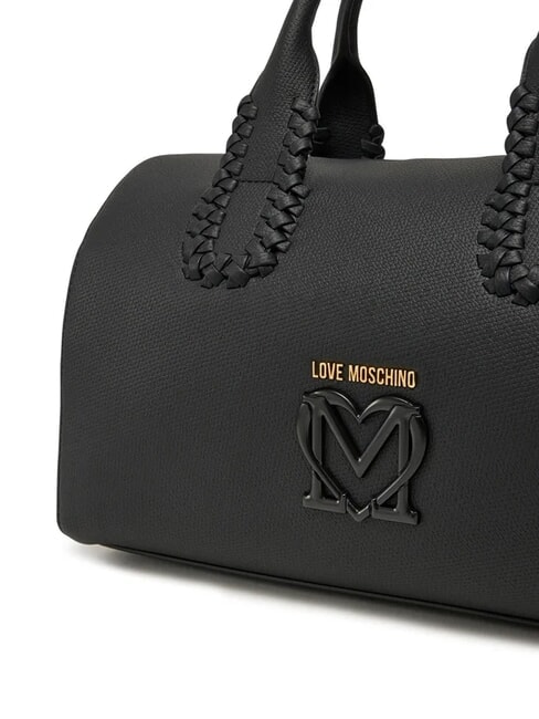 BRAIDED Geantă de umăr cu curea de umăr negru - Genți femei